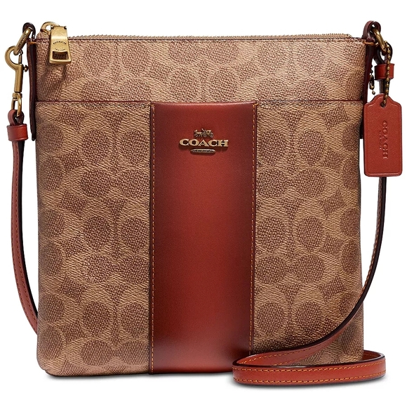 Coach Handbags - Coach Kitt Signature Jacquard Crossbody Bag